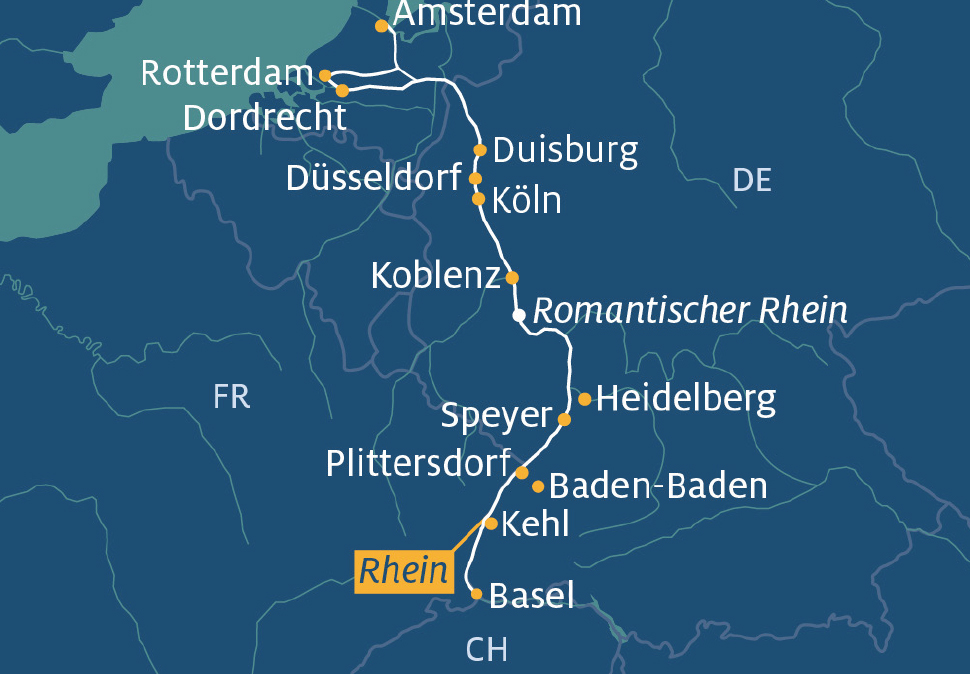 Flusskreufahrt ab/bis Basel nach Amsterdam - Slide 3